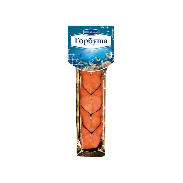Рыба Атлантика Горбуша холодного копчения 200г в/у Россия