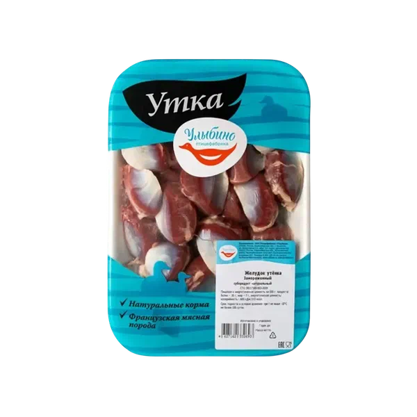 Желудок утёнка Улыбино подл 500г РЦ