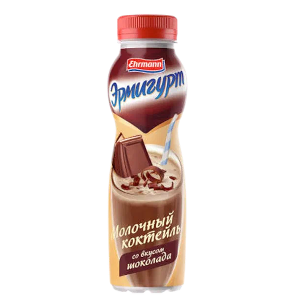 Коктейль Эрмигурт со вкусом шоколада 2,5% 280г
