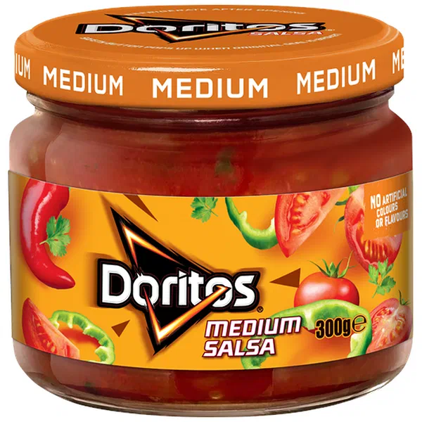DORITOS MEDIUM SALSA DIP BALANCED SPICY TOMATO 300G