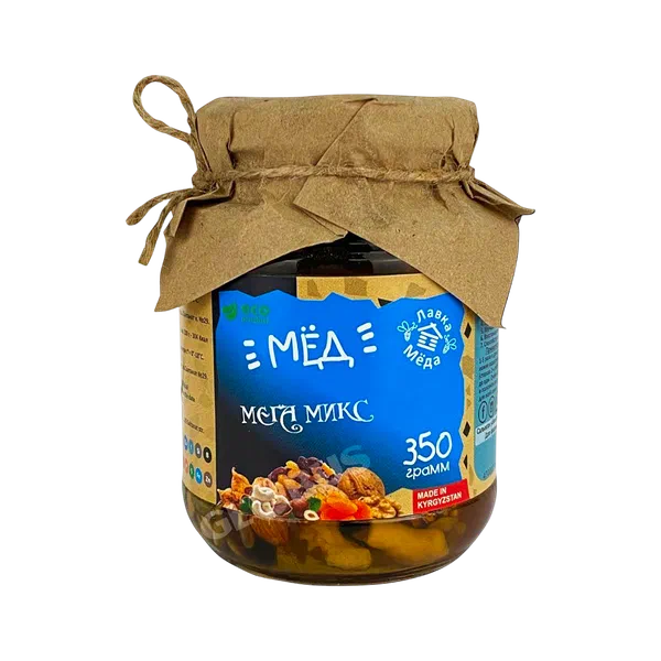 Мед Лавка Мёда мега микс 350г ст/б