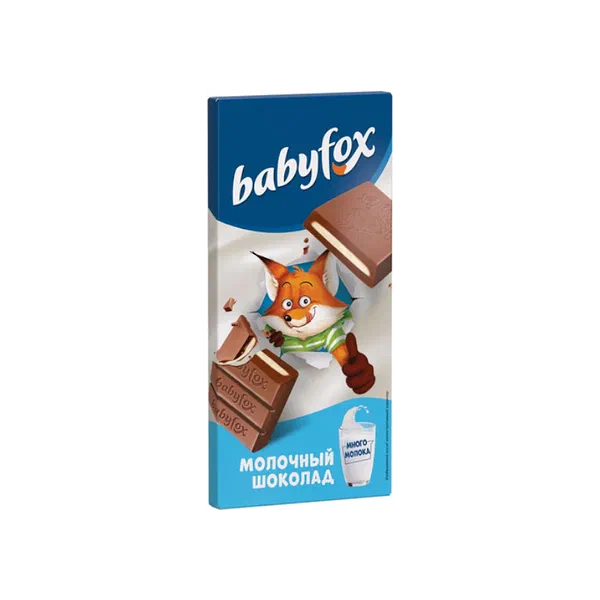 Babyfox плитка тонкая шоколады 90г