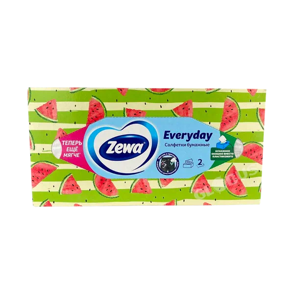 Салфетки Zewa Everyday 100шт кор