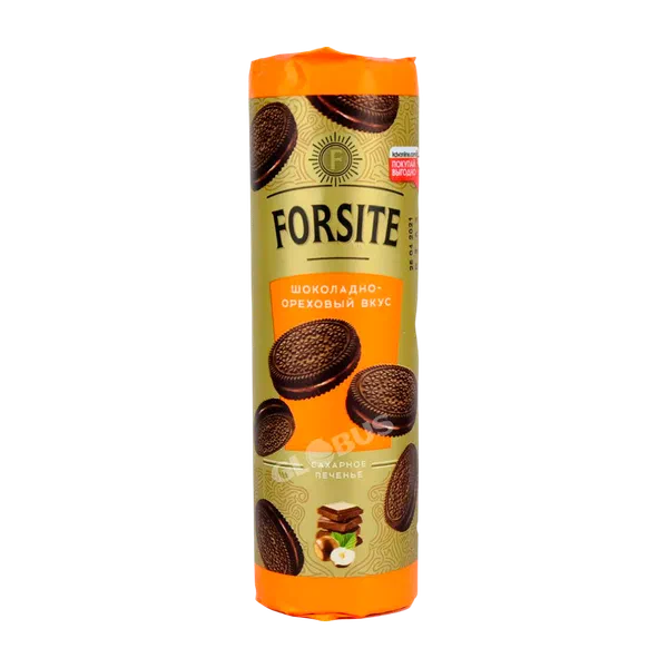Печенье Forsite сахарное сэндвич шок/орех 220г