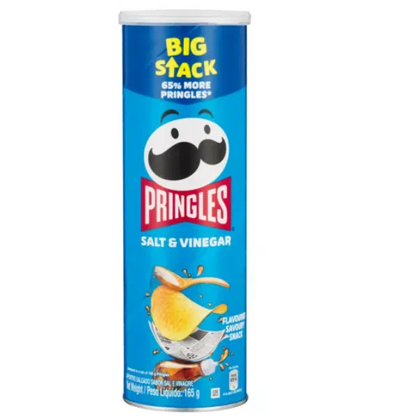 Pringles Salt Vinegar 165g
