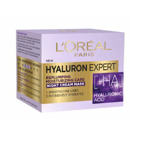 Loreal Hyaluronic Night Face Cream 50 Ml