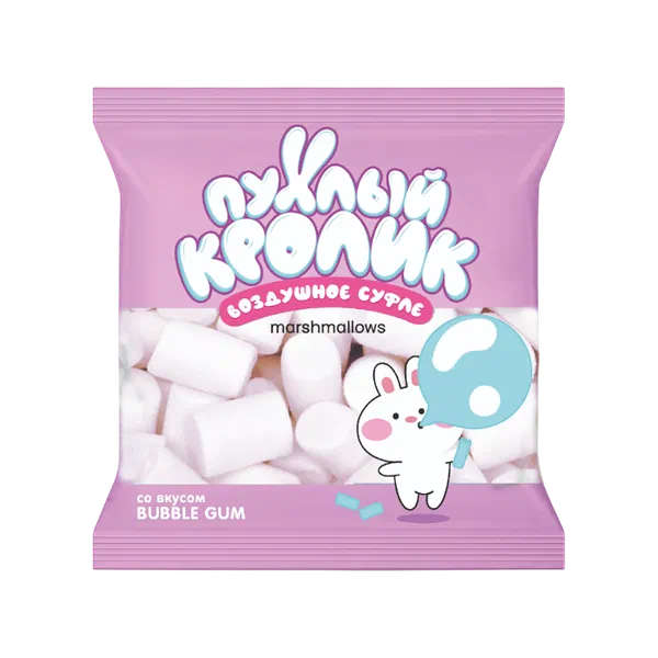Пухлый Кролик абалуу суфе Bubble Gum 85г