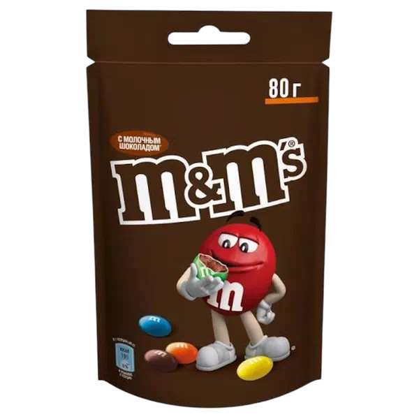 M&M's maxi шоколад конфеттери 80г