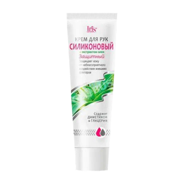 Крем д/рук Iris силикон. алоэ 100мл