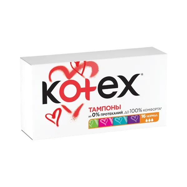 Kotex Normal тампондору 16д