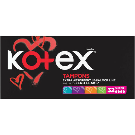 Kotex Super Tampon 32's