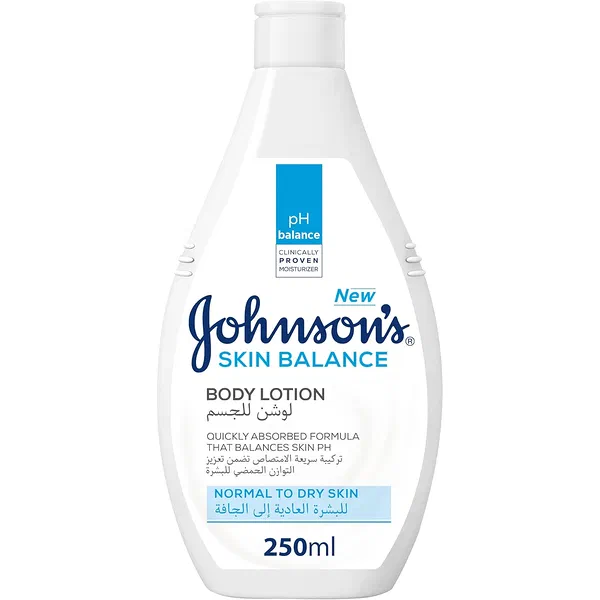 JOHNSON’S SKIN BALANCE PH-RESTORING BODY LOTION 250ML