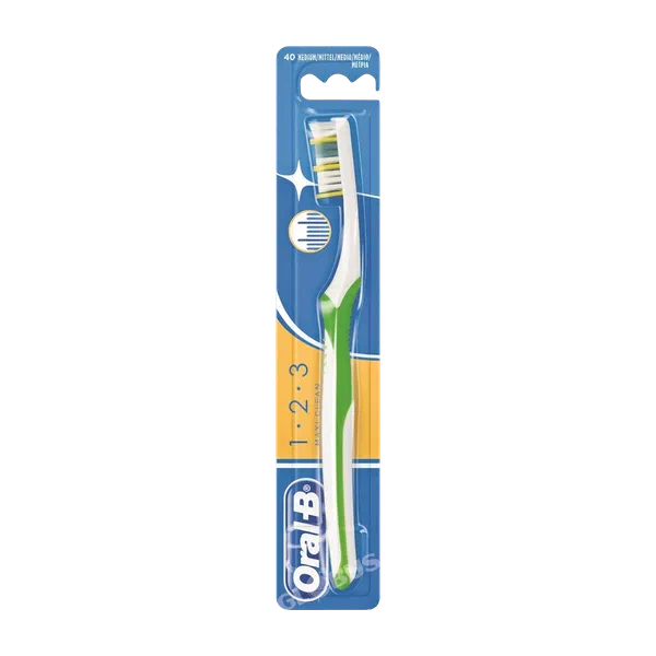 Щетка зубн Oral-B 1 2 3 средняя