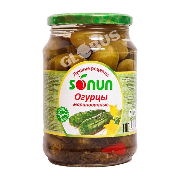 Огурцы Sonun марин. корнишоны /3-8/ 720г ст/б