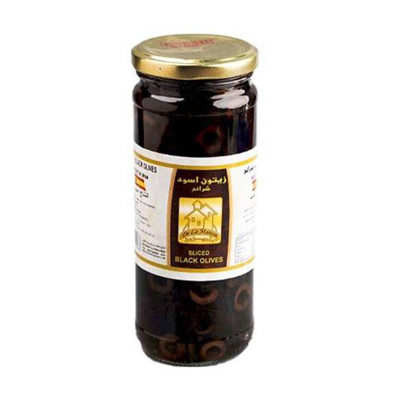 De La Maison Sl Blk Olives 430Gm