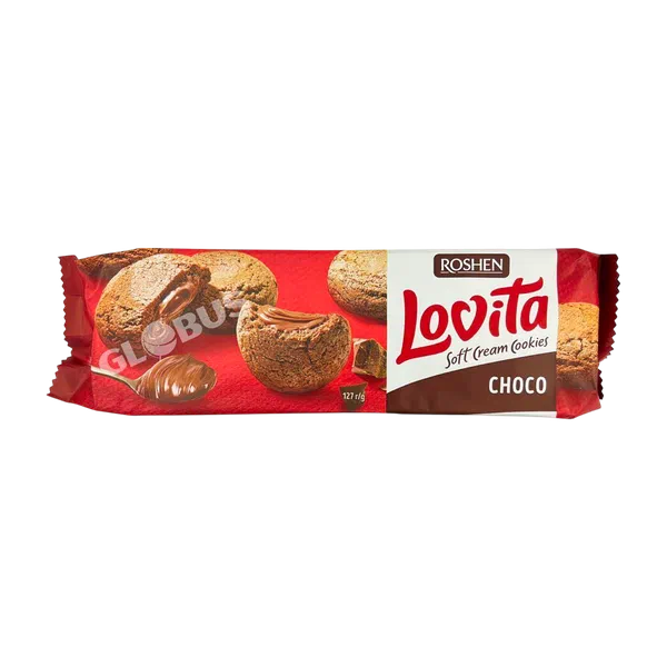 Печенье Roshen Lovita Soft cream cookies choko сдобн. 127г