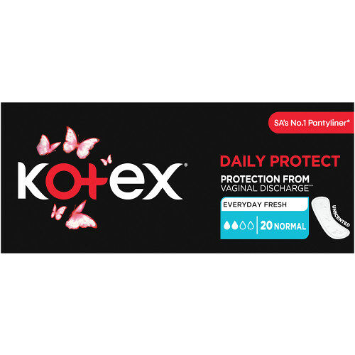 Kotex Pantyliners 20's Deodorised