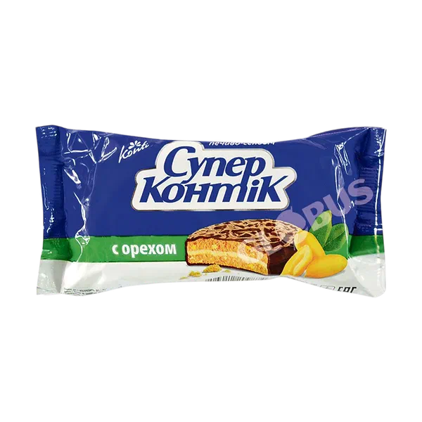 Печенье Киев Конти Супер-контик с орехом 100г
