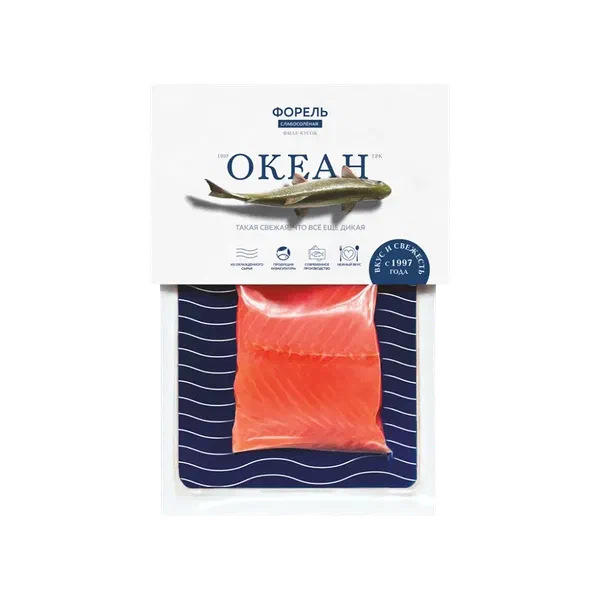 Рыба Океан Форель филе кусок с/с вес в/у РЦ