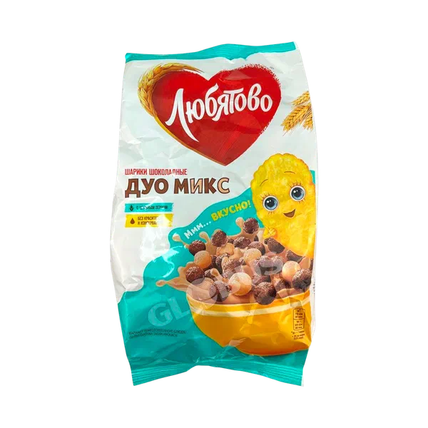 Шарики кукуруз Любятово Duo 200г