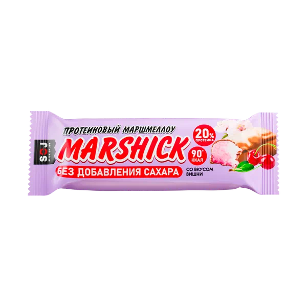 Батончик Marshick с ароматом вишни глазир б/с 30г