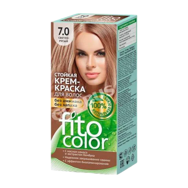Fitocolor стойк 7.0 чач боегуч светл/русый.