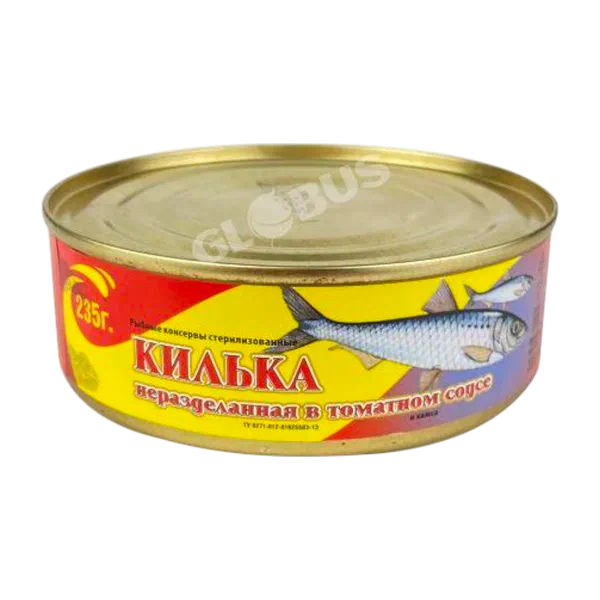 Килька ХК балтийская в томат.соусе 235г ж/б