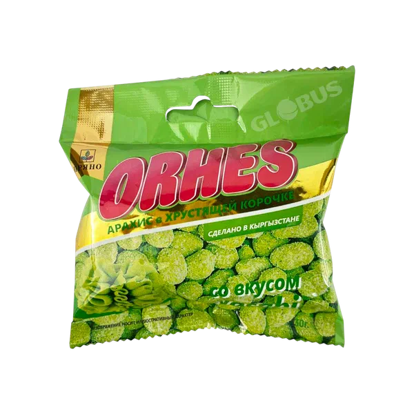 Орехи Orhes арахис в хруст корочке васаби 30г
