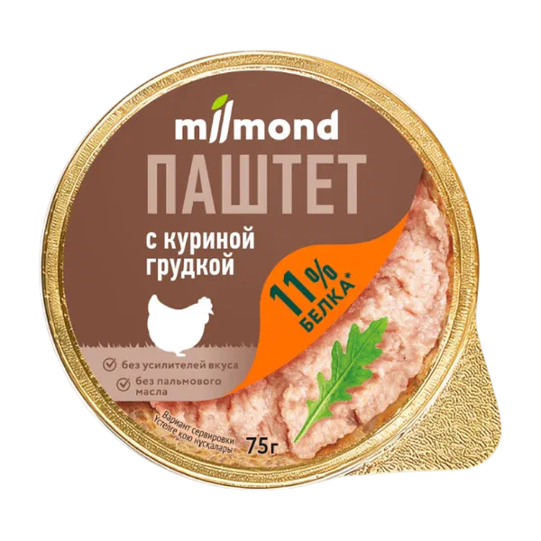 Milmond тоок тошунон паштет 75г