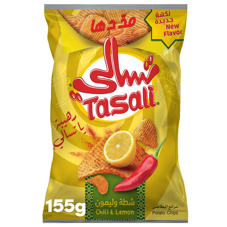 Tasali Chilli  Lemon Potato Chips 155Gm