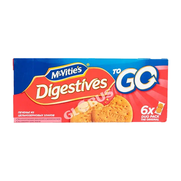 Печенье McVitie`s Digestive цельнозерновое 29,4 г Казахстан 48