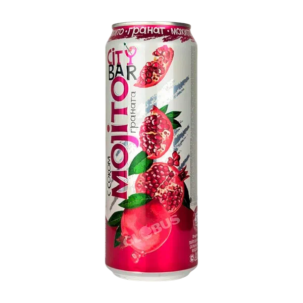 Mojito Fresh анар газ суусундугу 0,45л ж/б