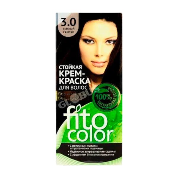 Крем-краска д/волос Fitocolor стойк 3.0 темн каштан.