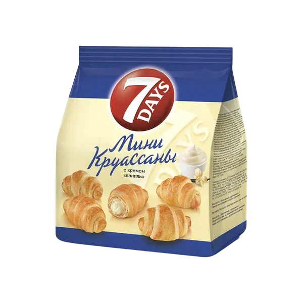 7 days ваниль круассандары 200г