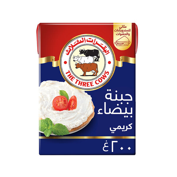 البقرات الثلاث جبنة بيضاء دانماركية