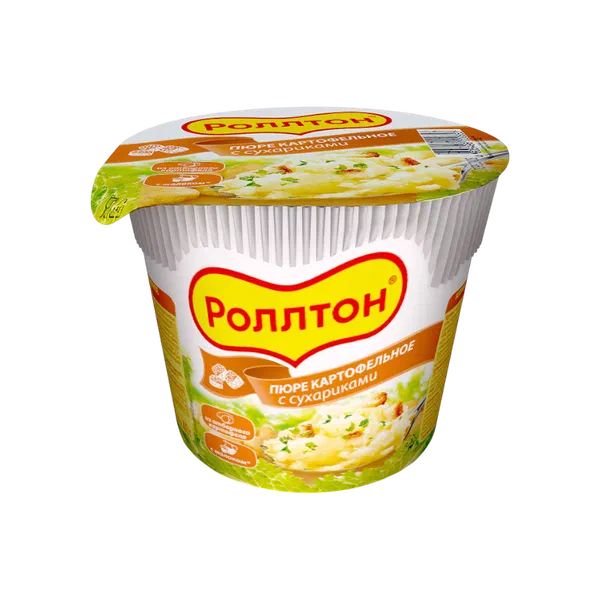 Пюре картоф. Роллтон кур 40г стак