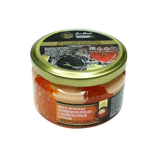 Икра Полезные продукты Икорная самба красная 240гр ст/б РЦ