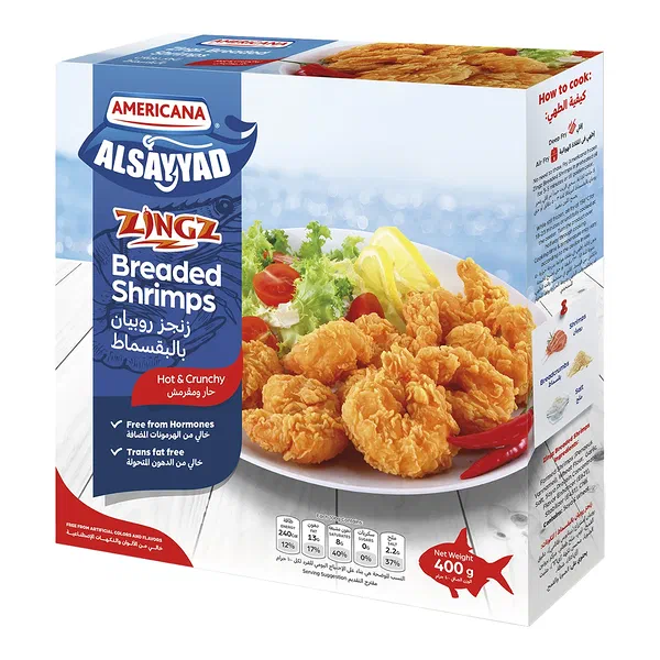 AMERICANA ALL-SEASON BREADED SHRIMPS JUMBO PACK 750G