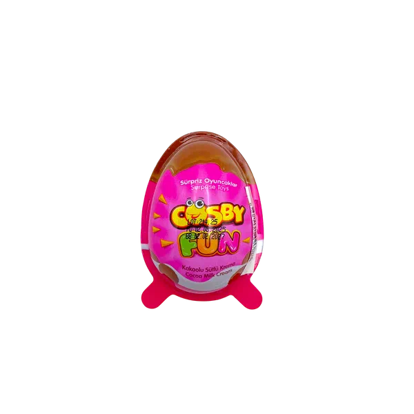 Яйцо пласт. Cozby Fun д/девочек 30г