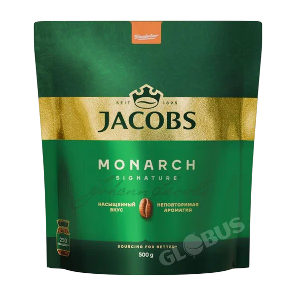 Jacobs Monarch эриме кофеси 500г д/п