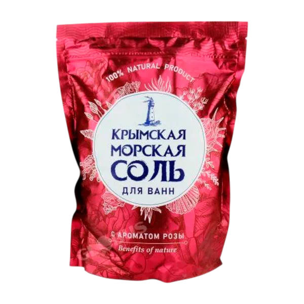 Соль д/ванны морск. Крымская роза 1,1кг д/п