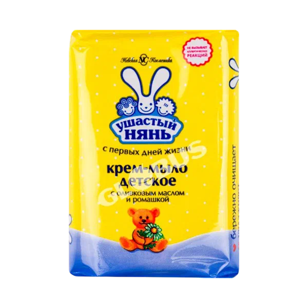 Мыло-крем УН олива и ромашка детск 90г