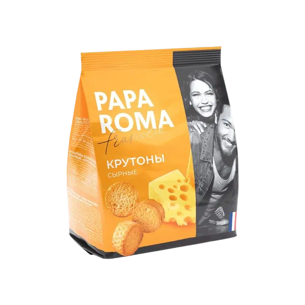 Papa Roma крутондор сырдалган кытырактар 100г