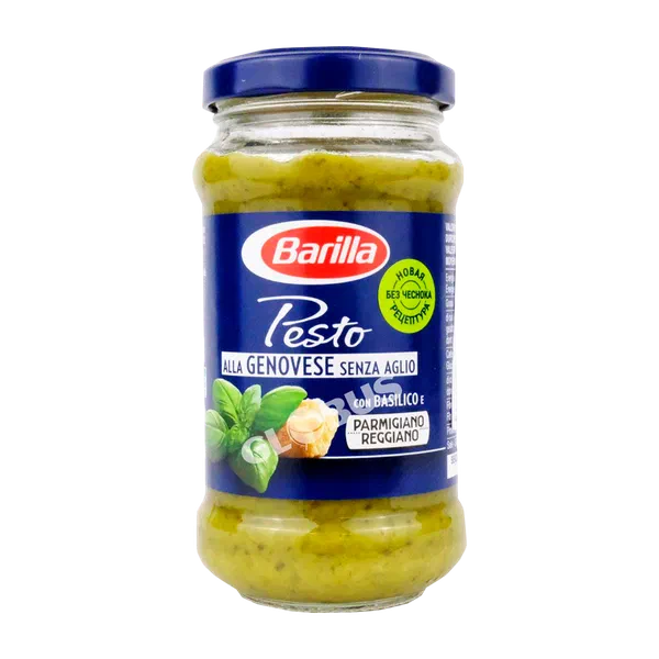 Соус Barilla Pesto alla genovese senza aglio 190г ст/б