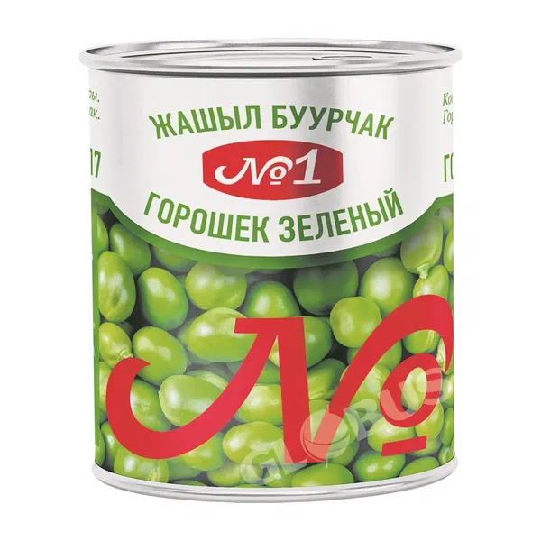 Горошек №1 конс. зел 400г ж/б б/ключа PL1
