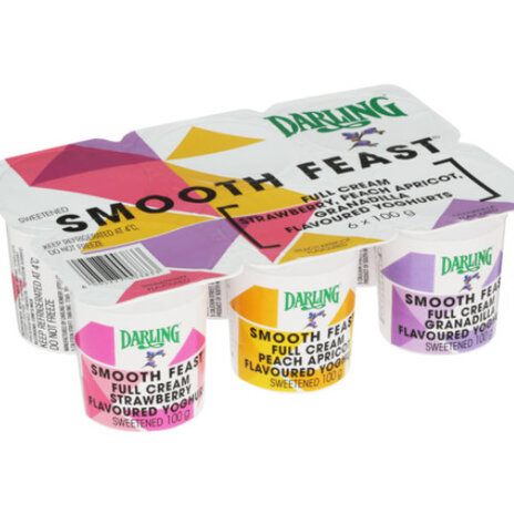 Darling Strawberry/Granadilla/Peach Apricot 6x100g