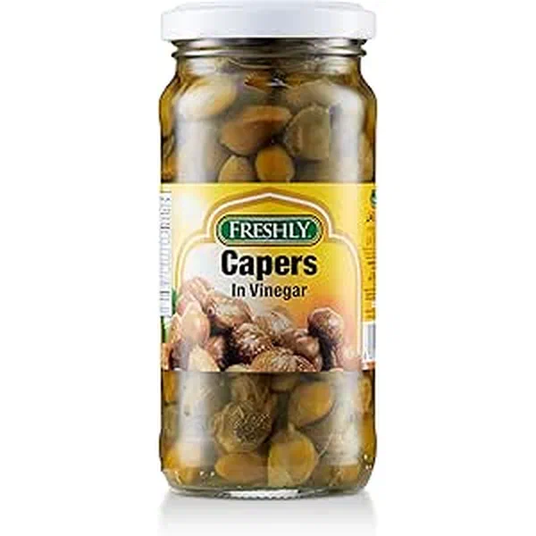 FRESHLY CAPERS IN DISTILLED VINEGAR ZESTY GARNISH 245G
