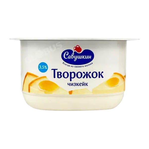Творожная паста Савушкин чизкейк 3,5% 120г РЦ