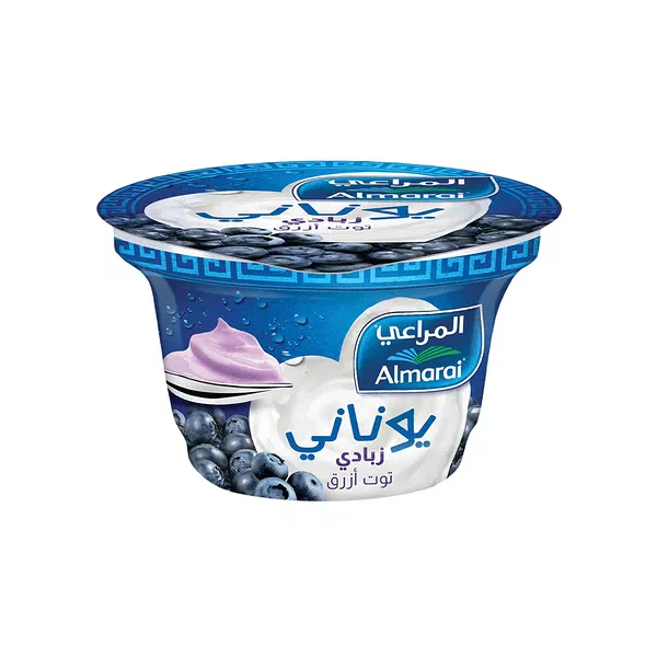 ALMARAI GREEK YOGURT BLUEBERRY FLAVORED THICK SNACK 150G