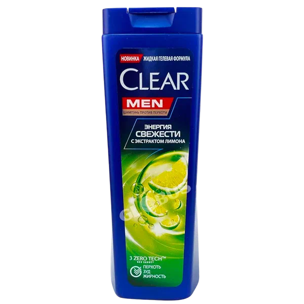Шампунь UN Clear Men энергия свежести 180мл